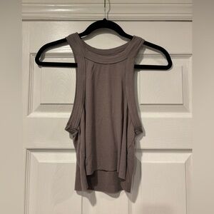 Set Active Ribbed High Neck Tank